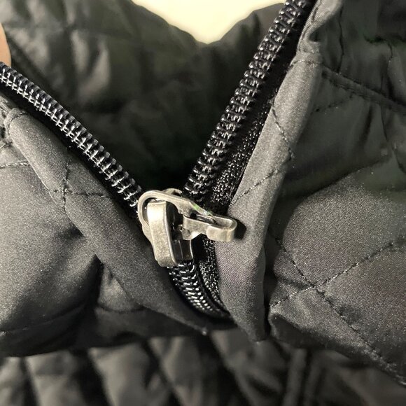 Cutter & Buck Quilted Black Jacket Women's Sz XL Full-Zip Lightweight Outerwear - Picture 6 of 9